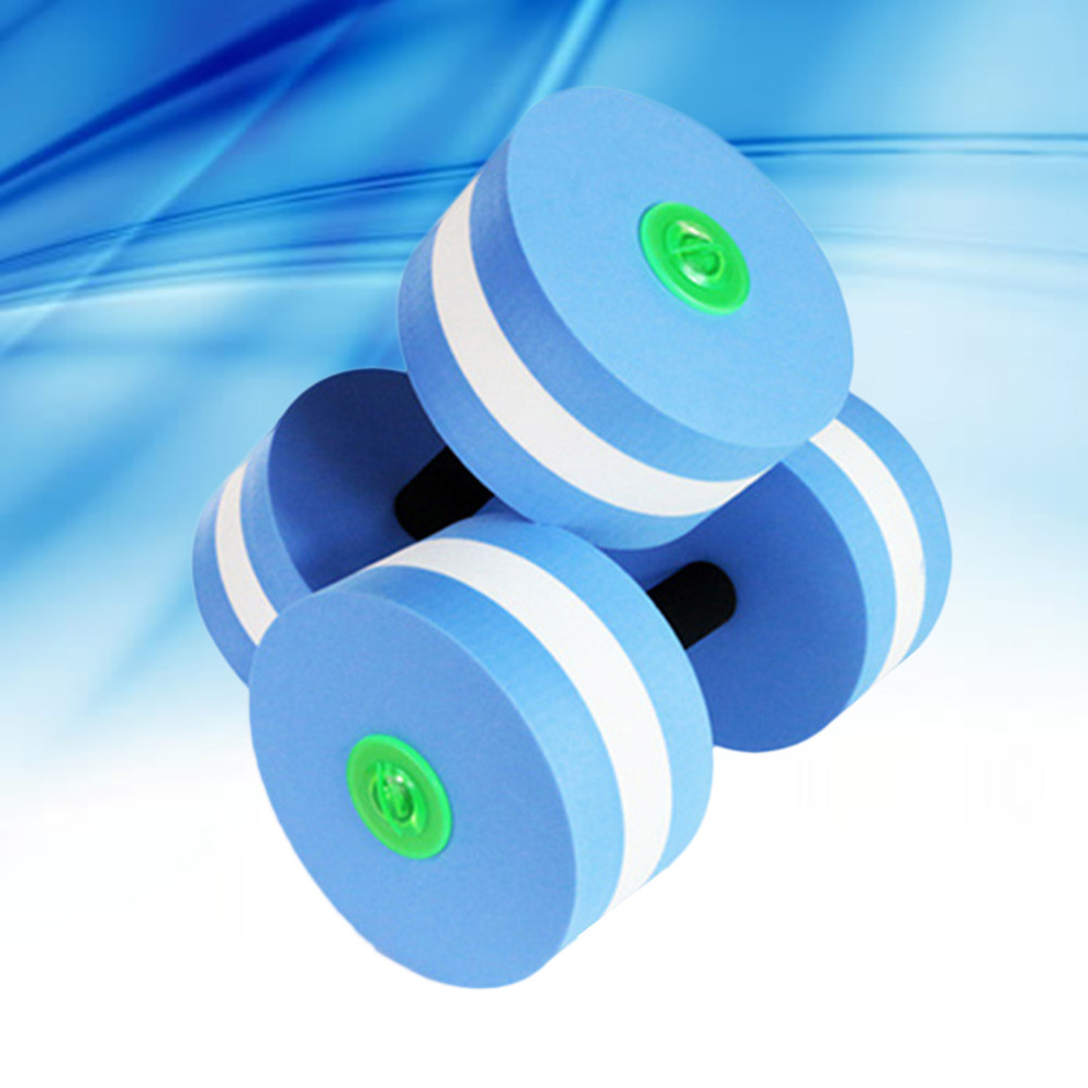 Aquatic Aerobics - 2Pcs Non-Absorbent Eva Floating Dumbbells Aquatic