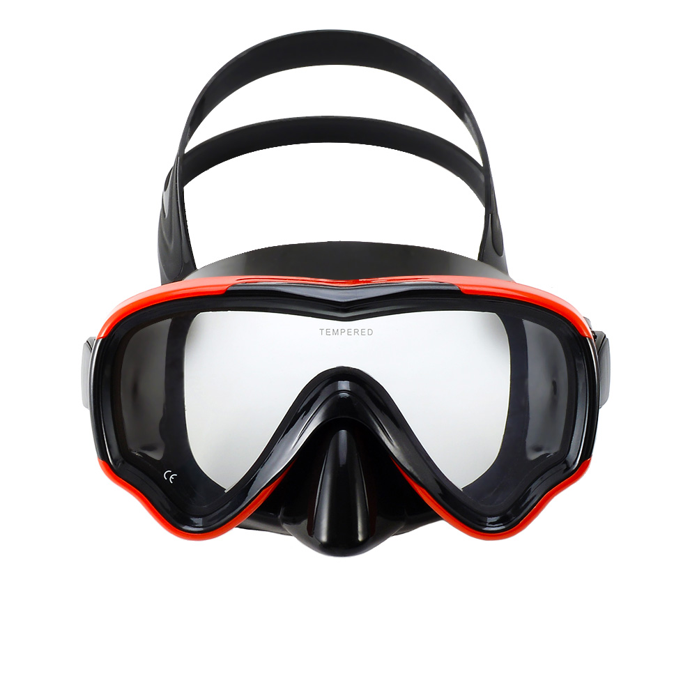 Freediving Mask Set - Professional Kids Snorkel Swim Mask Child