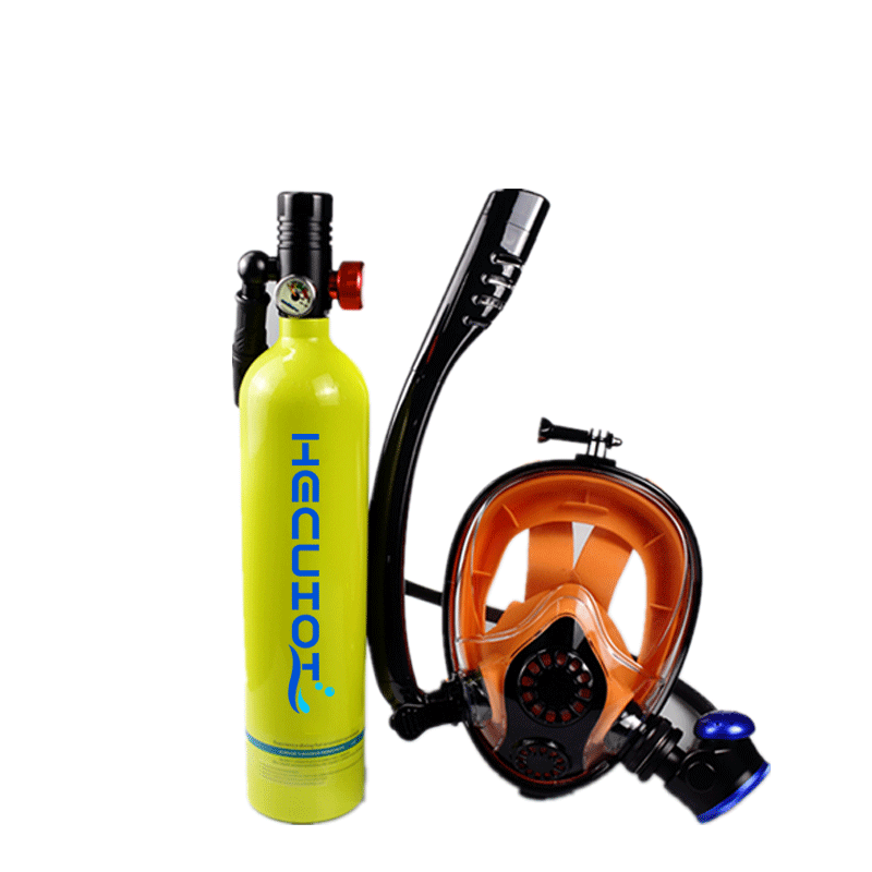 Mini 1LScuba Diving Tank Set,  - đánh giá và giá Freediving Mask Set